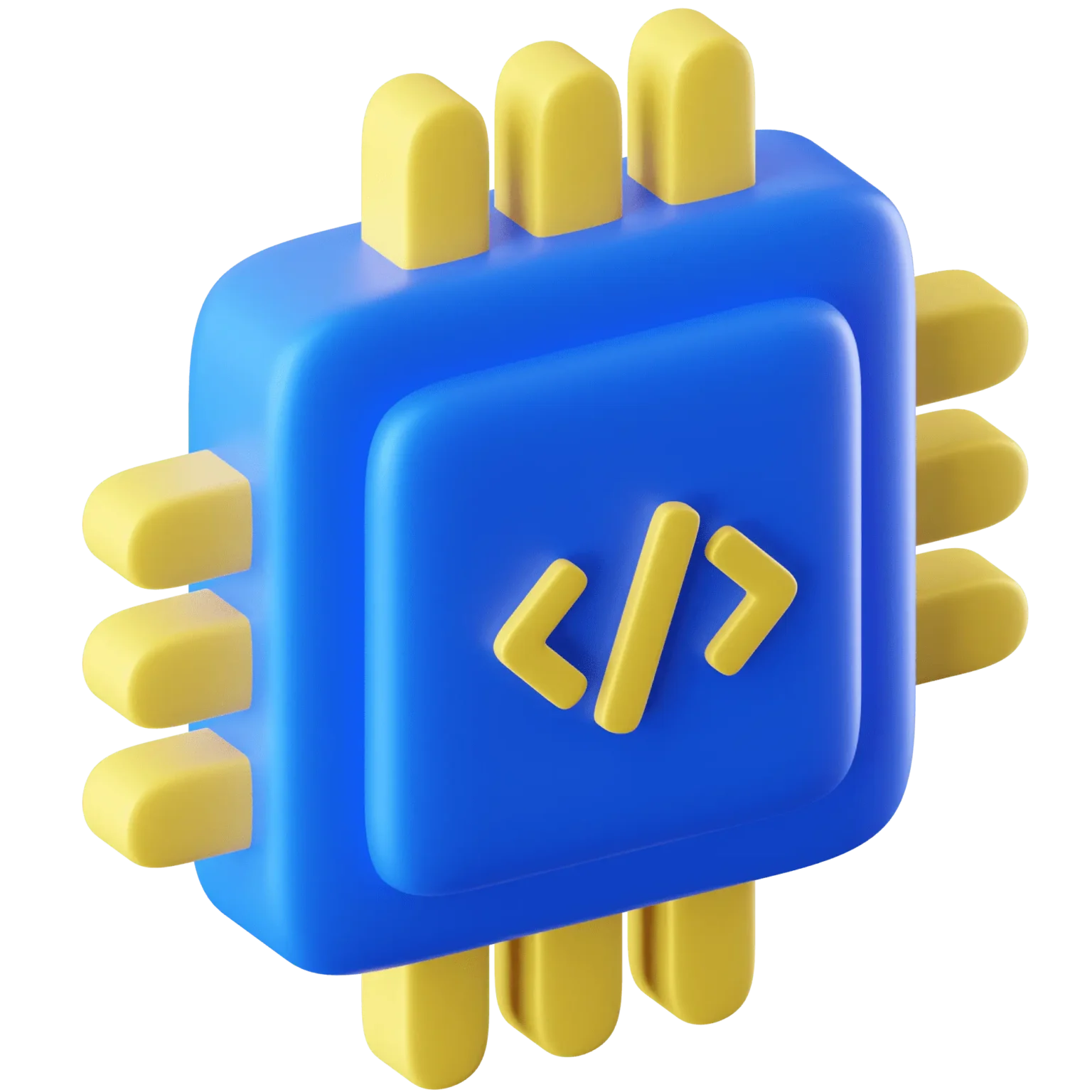 Upstack - Икона електронен чип, водеща към страница за бизнес автоматизации, CRM, ERP, API интеграции и оптимизация – UpStack.bg